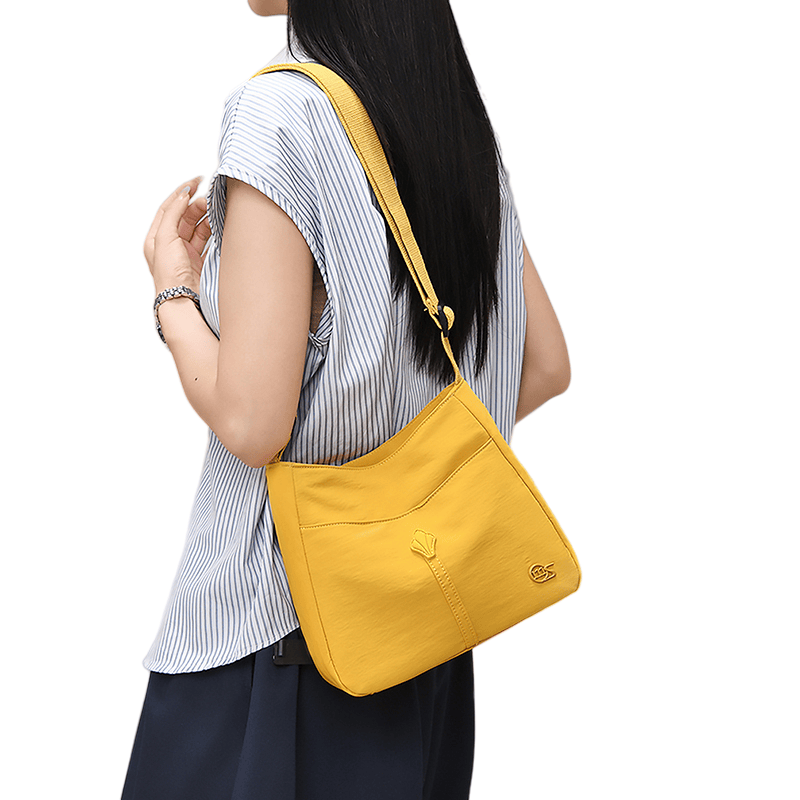 Sling Backpack Shoulder - Damen Nylon Oxford Umhängetasche Leichte Kleine