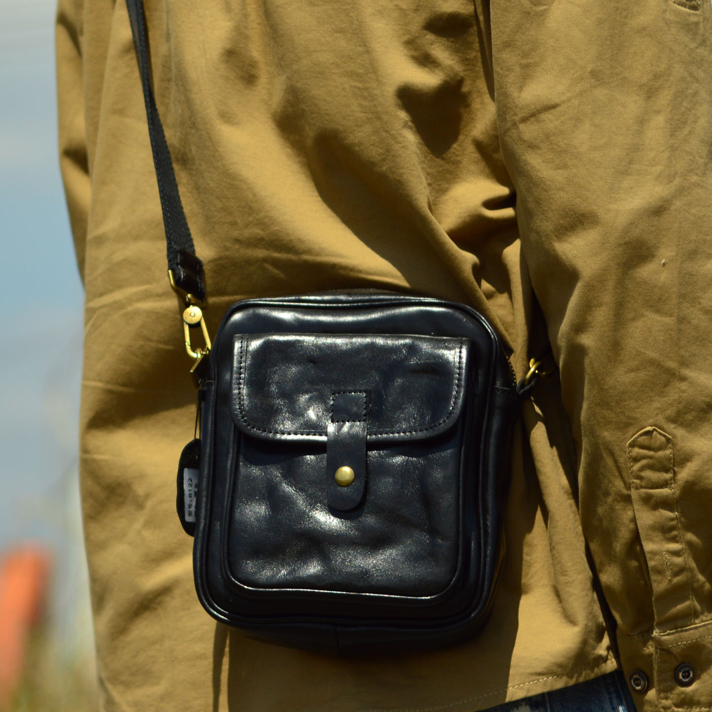 Leather Backpack Vintage - AETOO Herren-Business-Umhängetasche aus Leder mit verstellbarem
