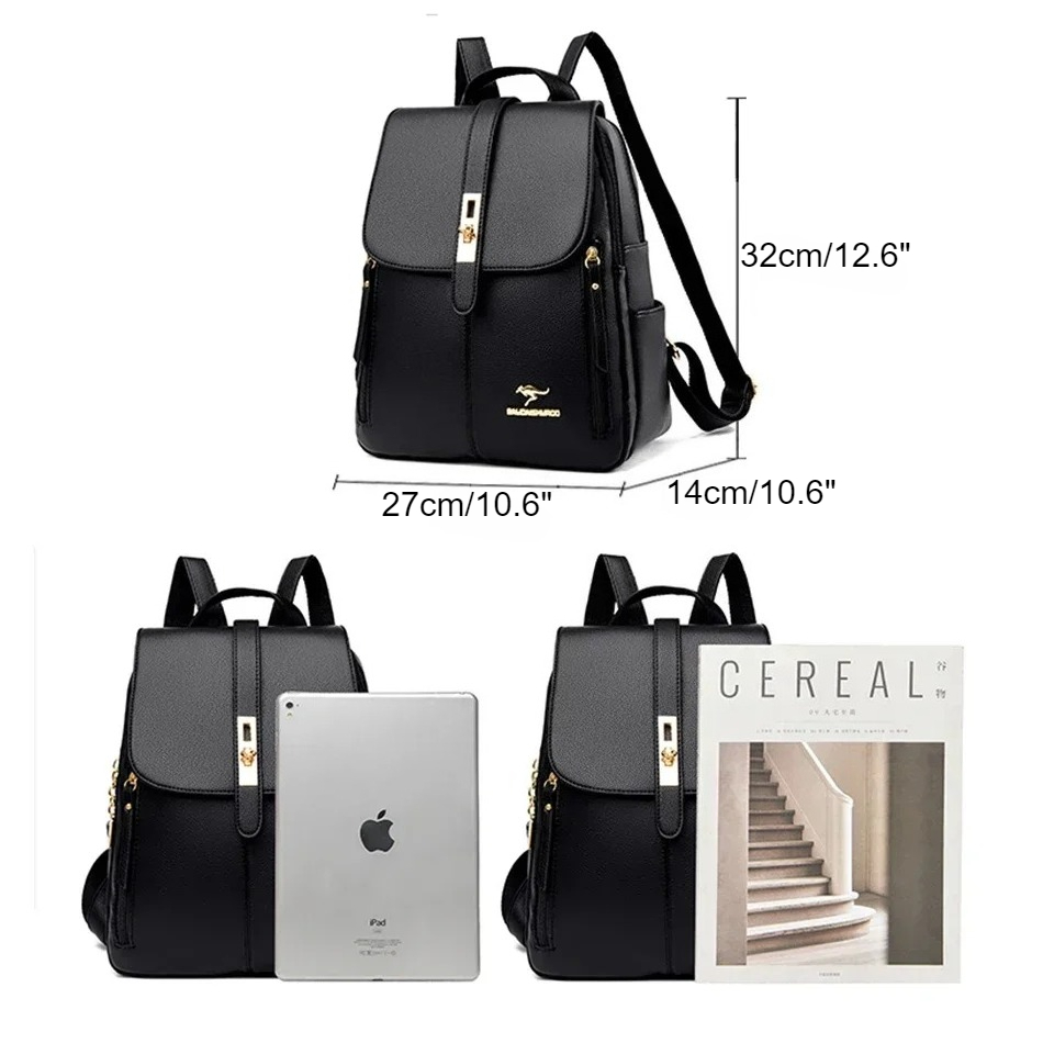 Damen-Rucksack aus Leder mit g – Leather Backpack Vintage Bewertung und Preis