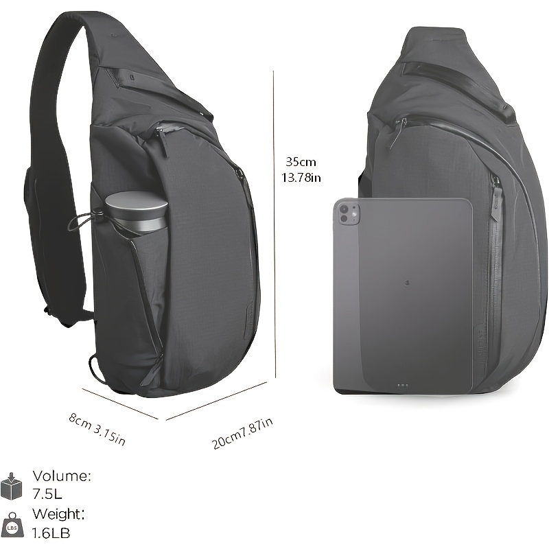 Rechte Schulter-Brusttasche 7, – Sling Backpack Shoulder Bewertung und Preis