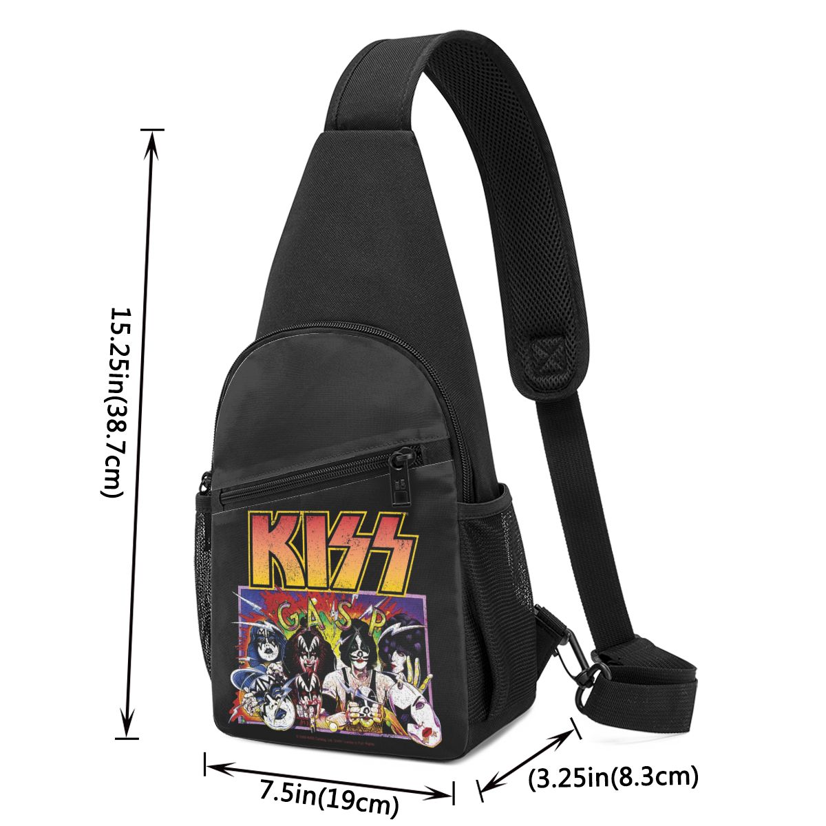 Rock Roll Band Kiss Cat Brustt – Sling Backpack Shoulder Bewertung und Preis