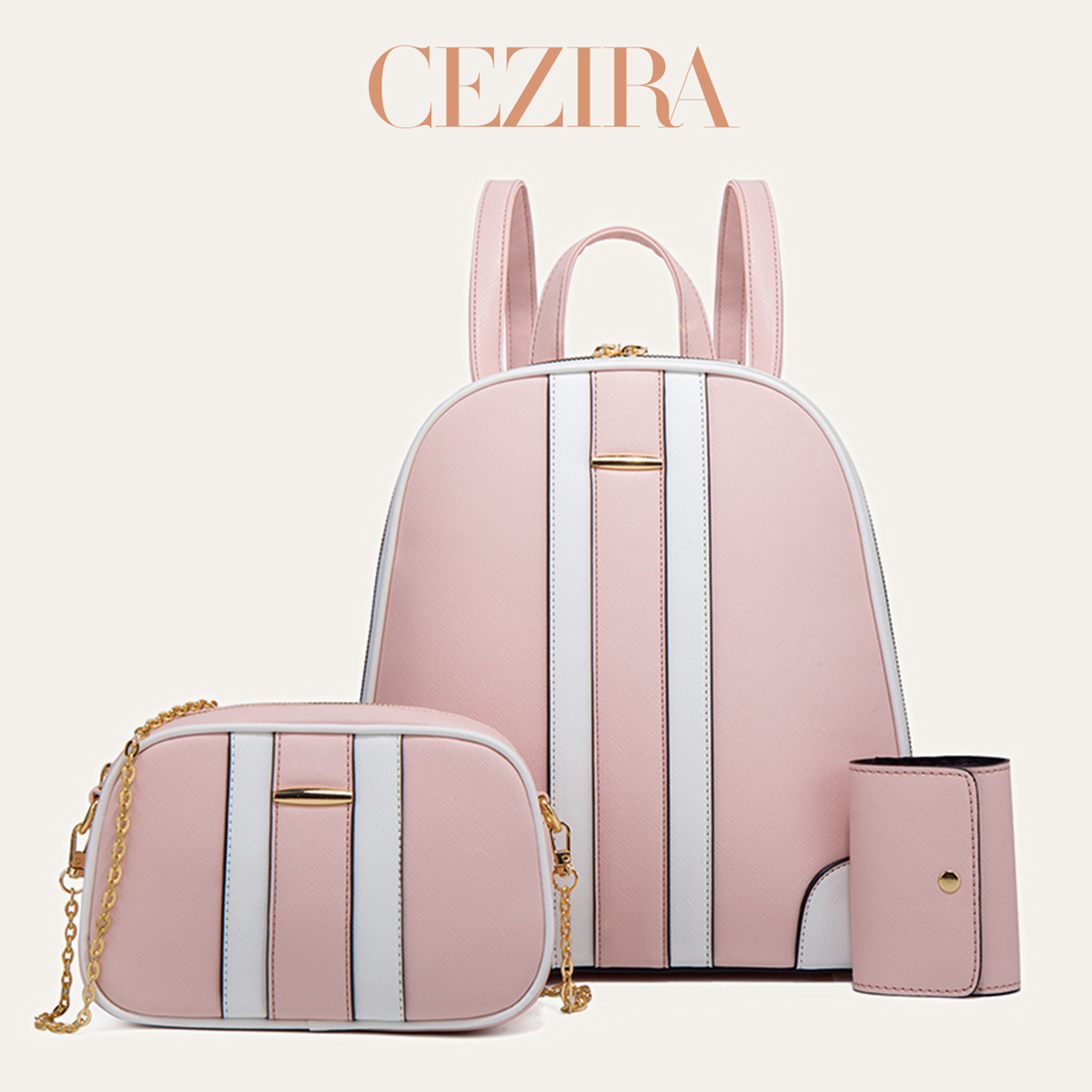 CR Fashion Gestreifter Patchwo – Fashion Backpack Women Bewertung und Preis