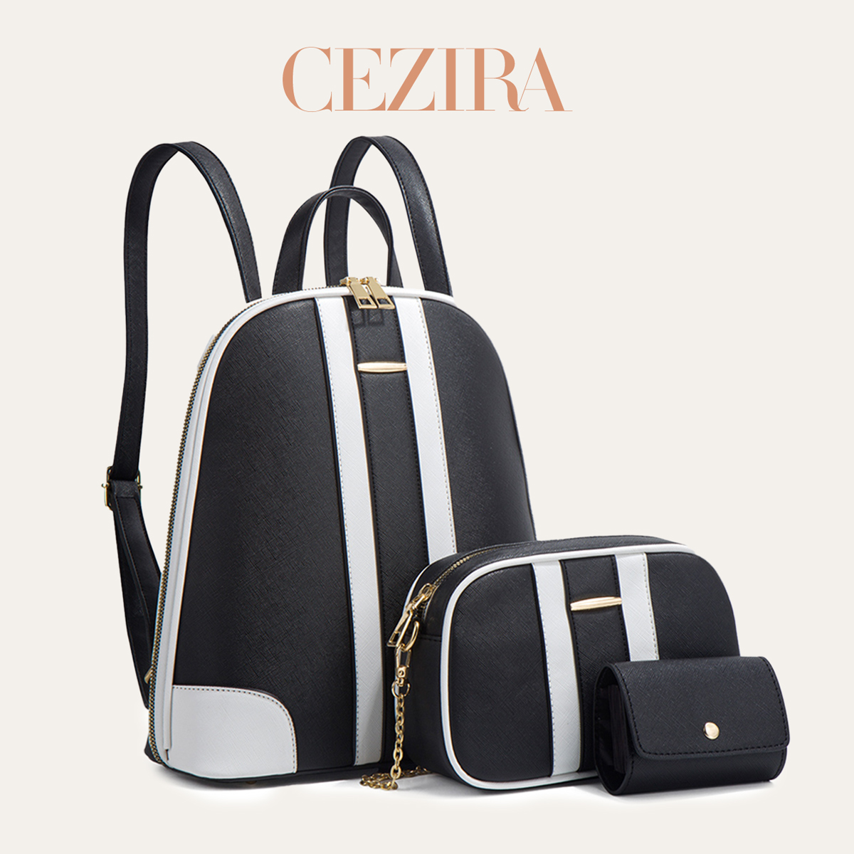 CR Fashion Gestreifter Patchwo – Fashion Backpack Women Bewertung und Preis
