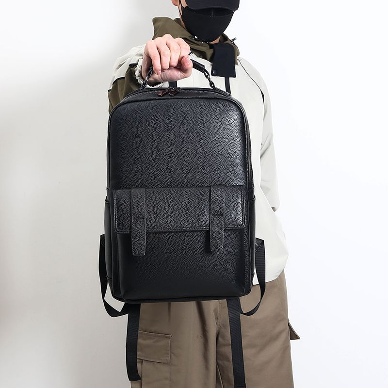 Luxuriöser Herren-Lederrucksac – Laptop Backpack 15.6 Bewertung und Preis